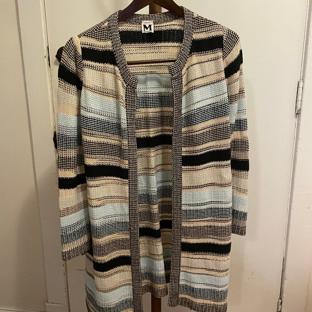 Missoni Knit Long Cardigan sz 6